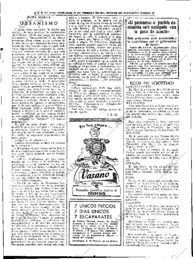ABC SEVILLA 17-02-1954 página 11