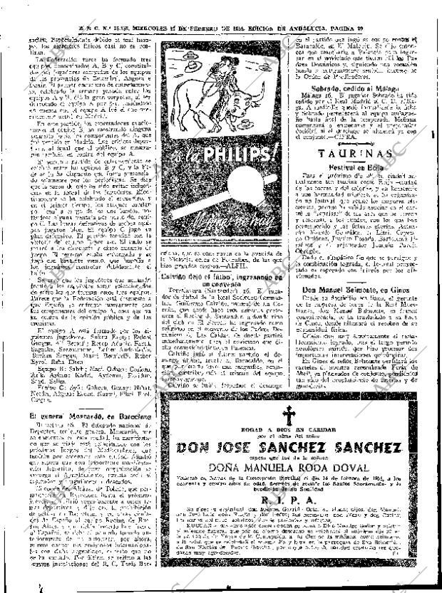 ABC SEVILLA 17-02-1954 página 20