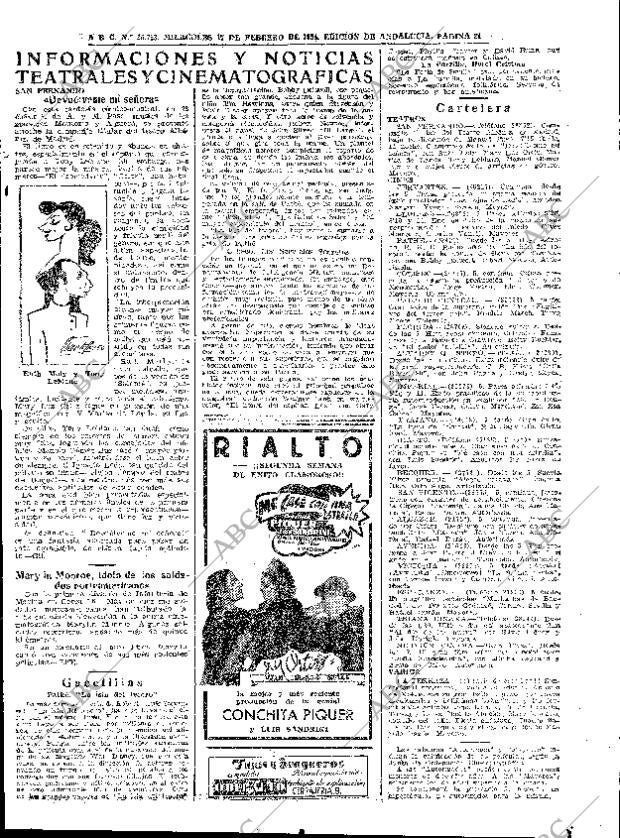 ABC SEVILLA 17-02-1954 página 21