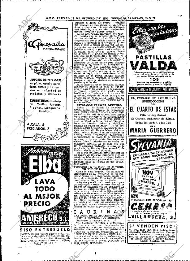 ABC MADRID 18-02-1954 página 28