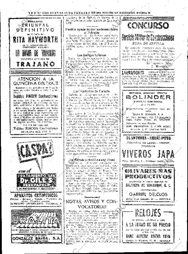 ABC SEVILLA 18-02-1954 página 10