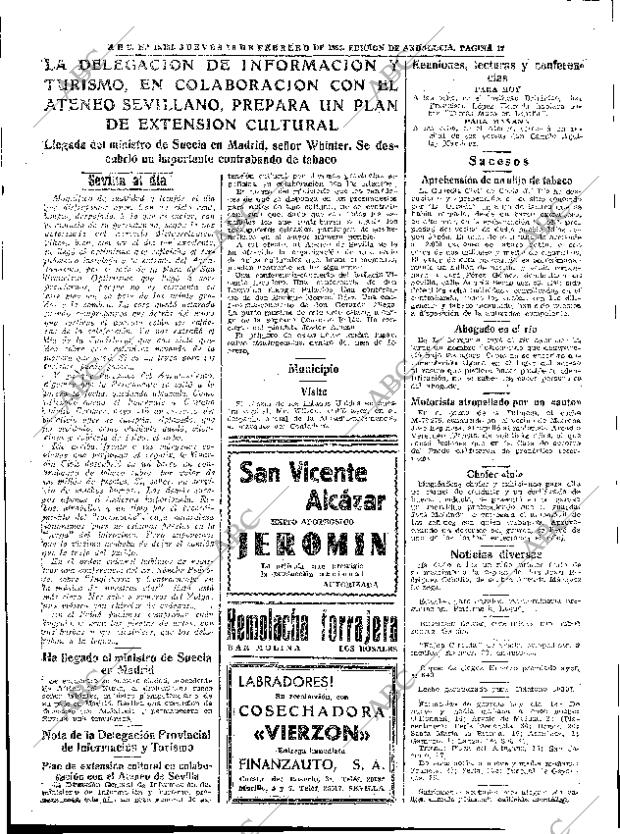 ABC SEVILLA 18-02-1954 página 17
