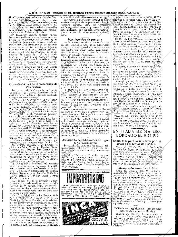 ABC SEVILLA 19-02-1954 página 10