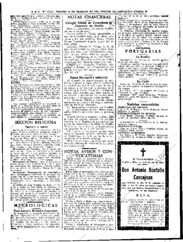 ABC SEVILLA 19-02-1954 página 20