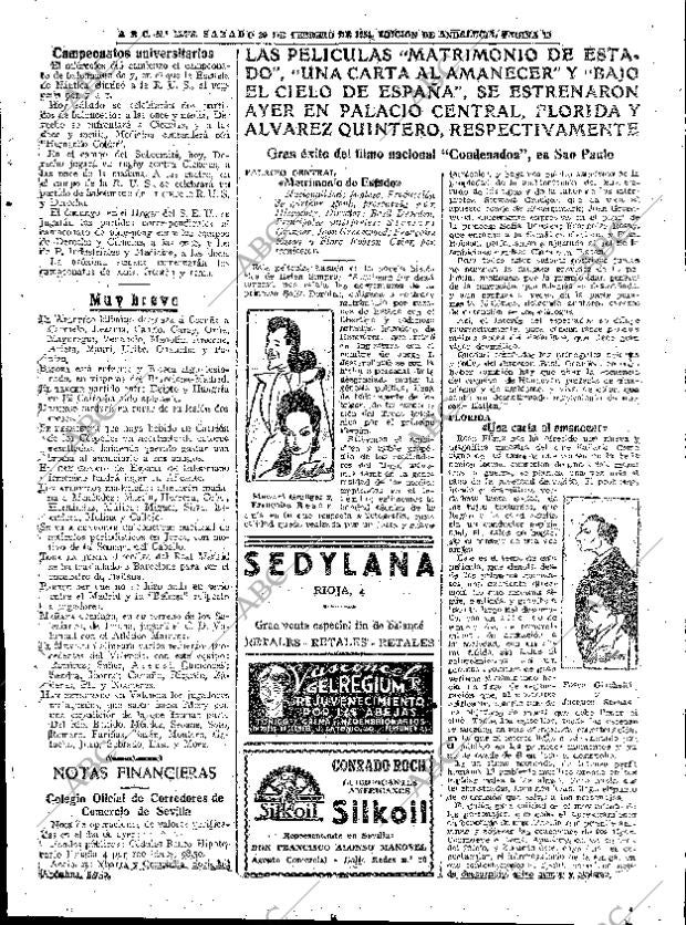 ABC SEVILLA 20-02-1954 página 19