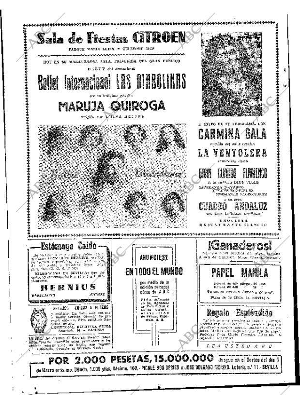 ABC SEVILLA 20-02-1954 página 22