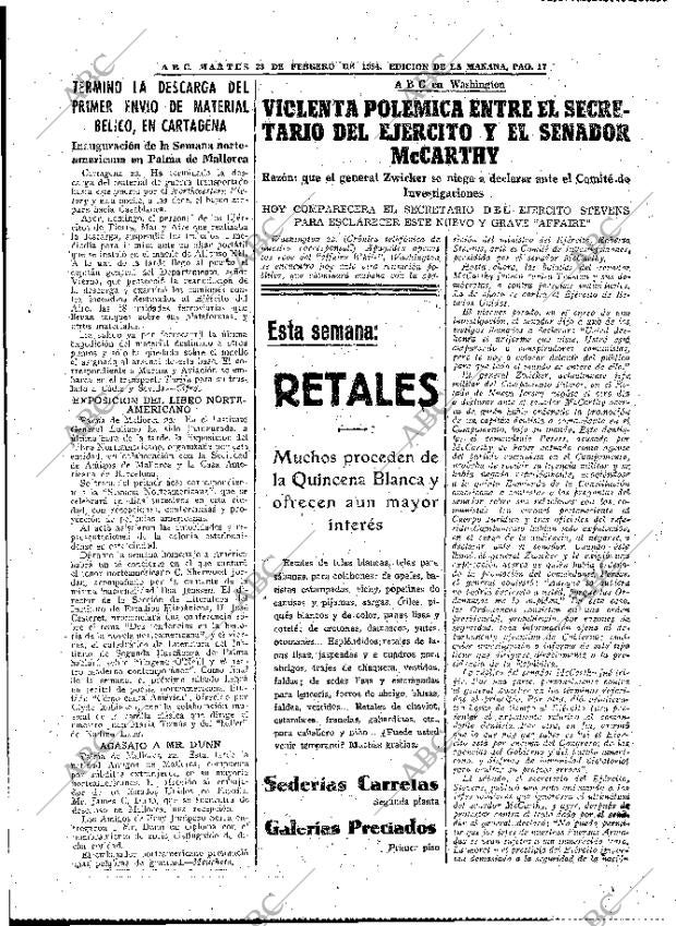 ABC MADRID 23-02-1954 página 17