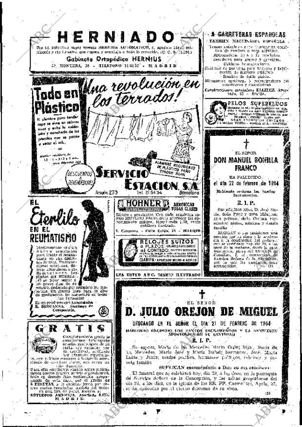 ABC MADRID 23-02-1954 página 45