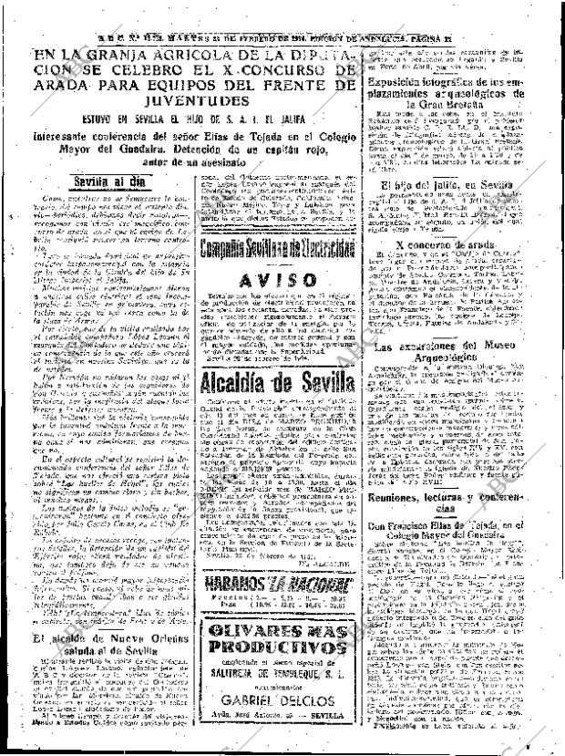 ABC SEVILLA 23-02-1954 página 17