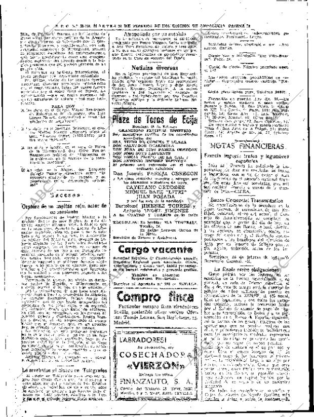 ABC SEVILLA 23-02-1954 página 18