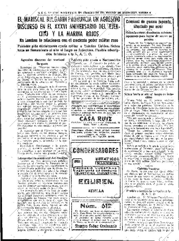 ABC SEVILLA 23-02-1954 página 9