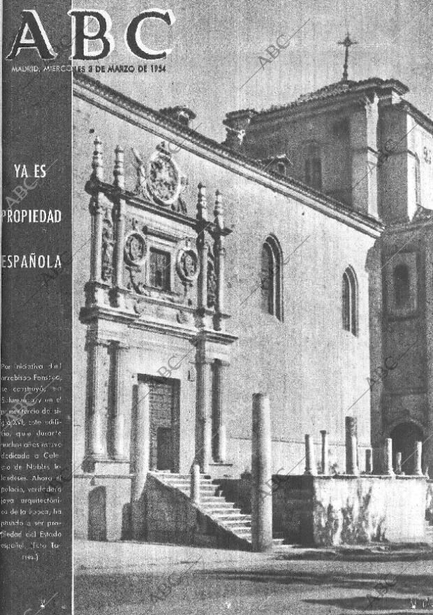 ABC MADRID 03-03-1954 página 1