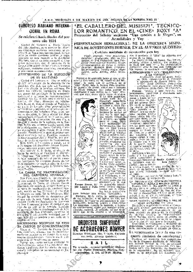 ABC MADRID 03-03-1954 página 25