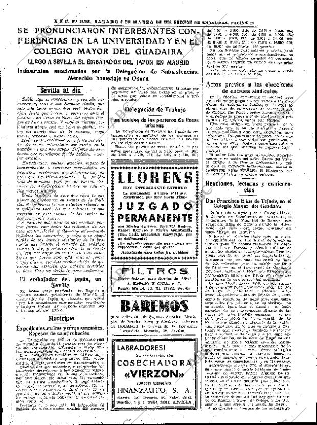 ABC SEVILLA 06-03-1954 página 17