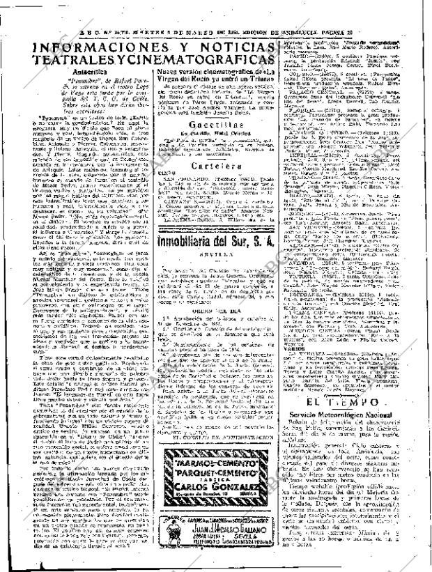 ABC SEVILLA 09-03-1954 página 20