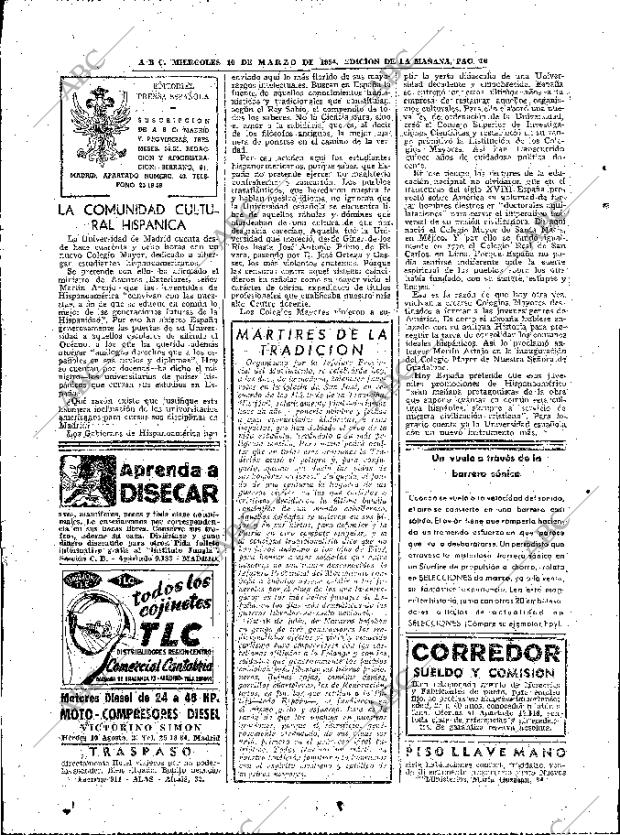 ABC MADRID 10-03-1954 página 16