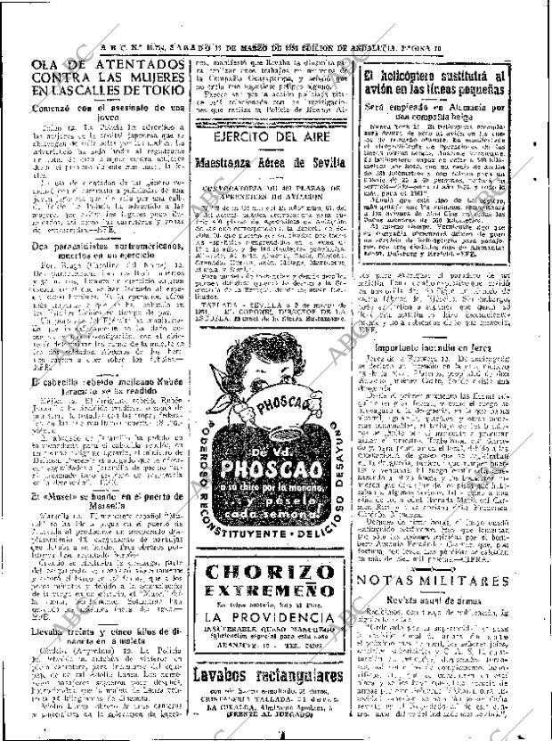 ABC SEVILLA 13-03-1954 página 10