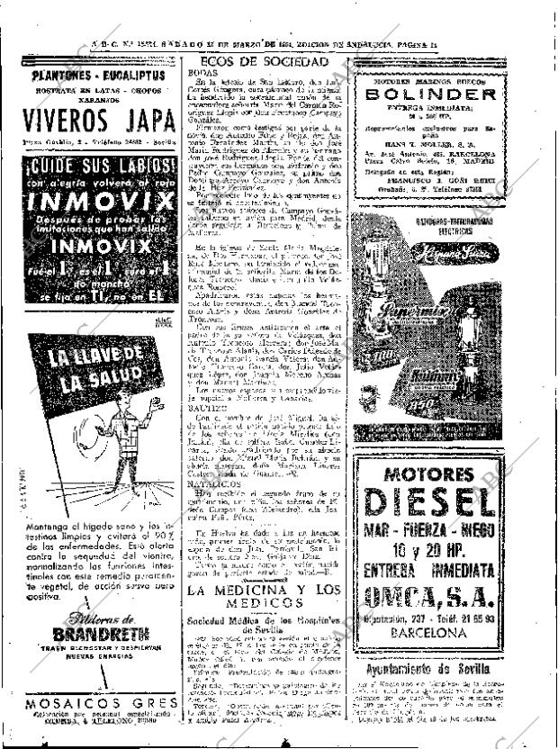 ABC SEVILLA 13-03-1954 página 14