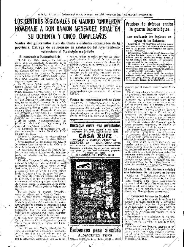 ABC SEVILLA 14-03-1954 página 25