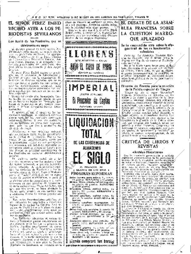 ABC SEVILLA 14-03-1954 página 26