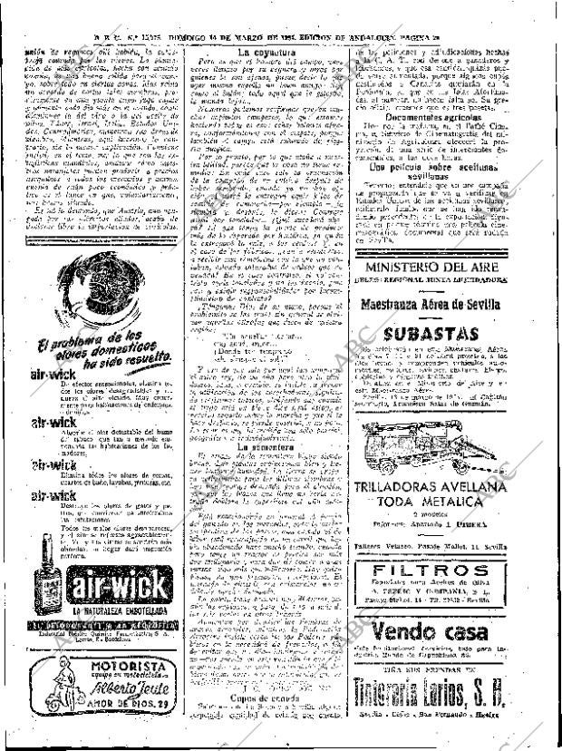 ABC SEVILLA 14-03-1954 página 28