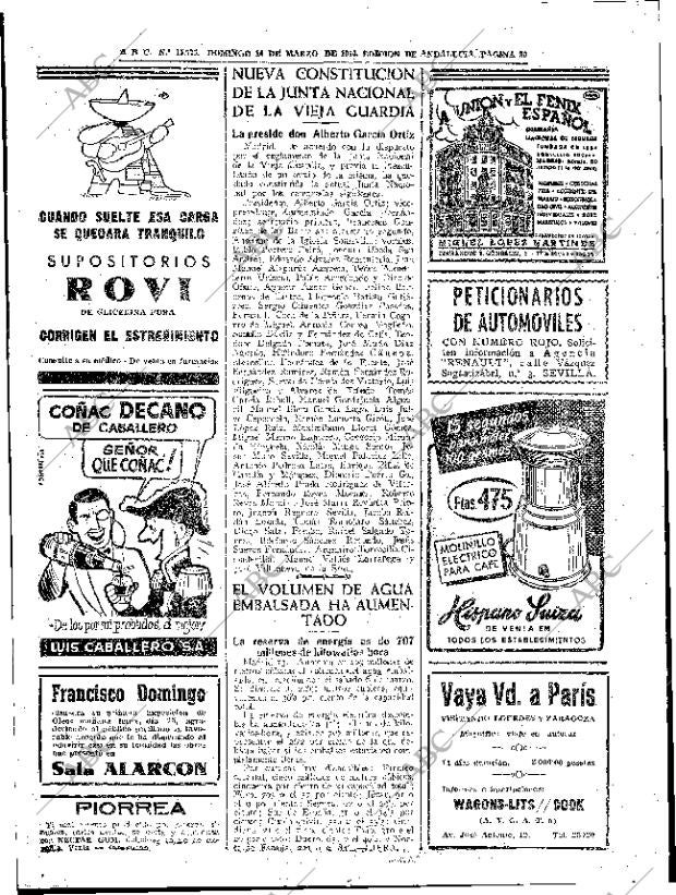 ABC SEVILLA 14-03-1954 página 30