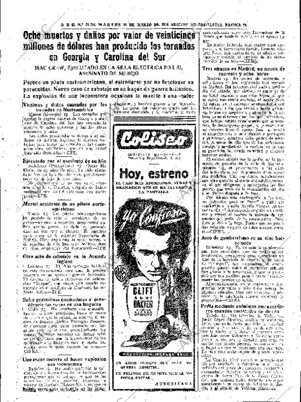 ABC SEVILLA 16-03-1954 página 15