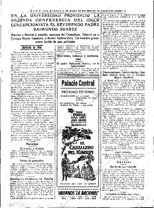 ABC SEVILLA 16-03-1954 página 17