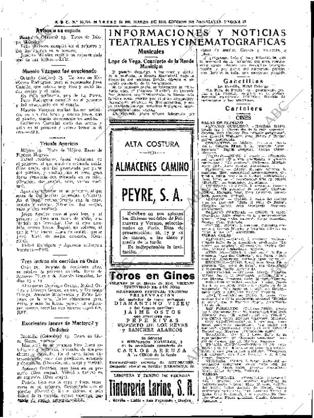 ABC SEVILLA 16-03-1954 página 27