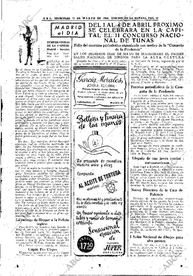 ABC MADRID 17-03-1954 página 45