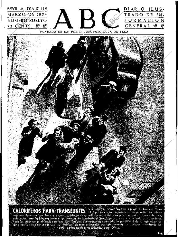 ABC SEVILLA 17-03-1954 página 1