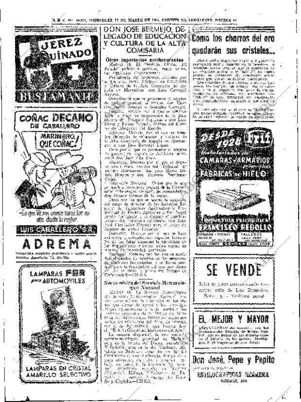 ABC SEVILLA 17-03-1954 página 14