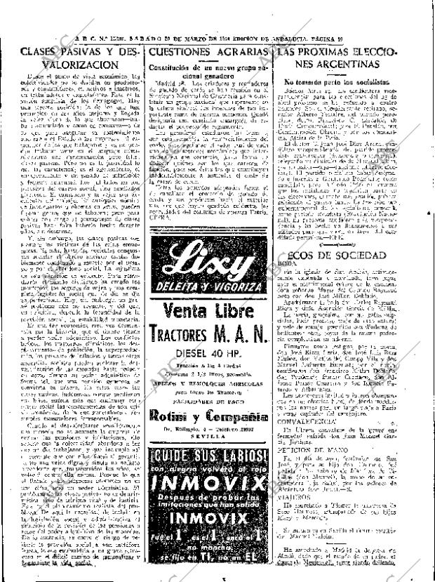 ABC SEVILLA 20-03-1954 página 10