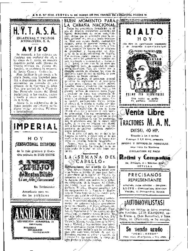 ABC SEVILLA 25-03-1954 página 10