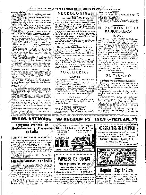 ABC SEVILLA 25-03-1954 página 20