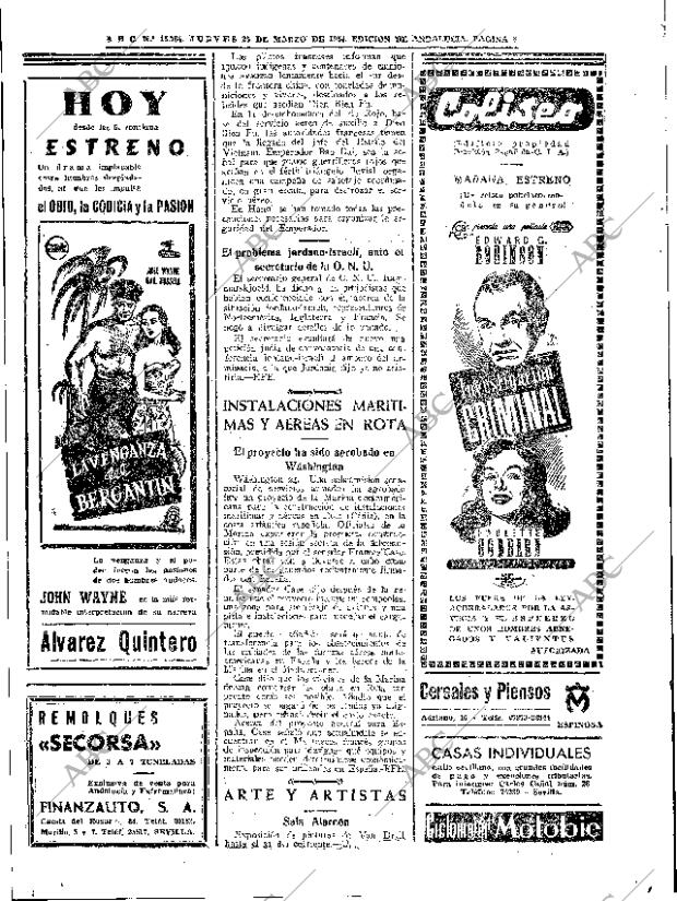 ABC SEVILLA 25-03-1954 página 8