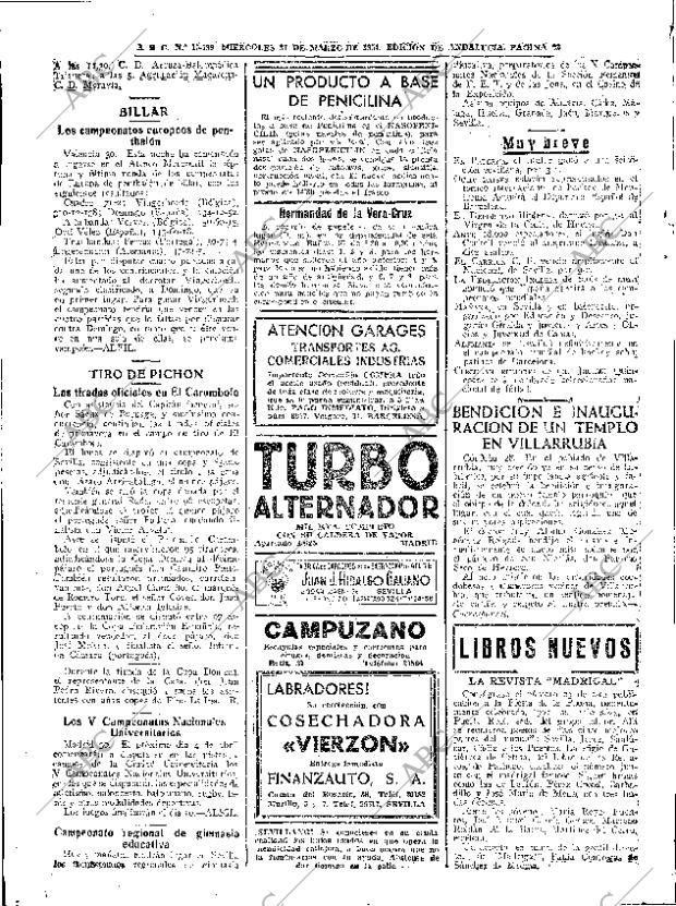 ABC SEVILLA 31-03-1954 página 22