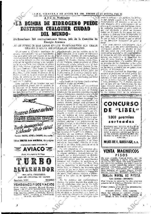 ABC MADRID 02-04-1954 página 23