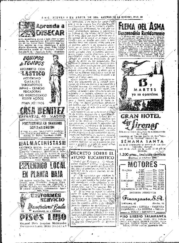 ABC MADRID 08-04-1954 página 18