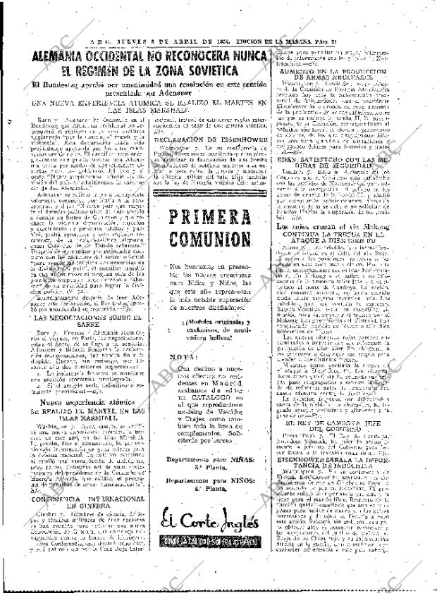 ABC MADRID 08-04-1954 página 21
