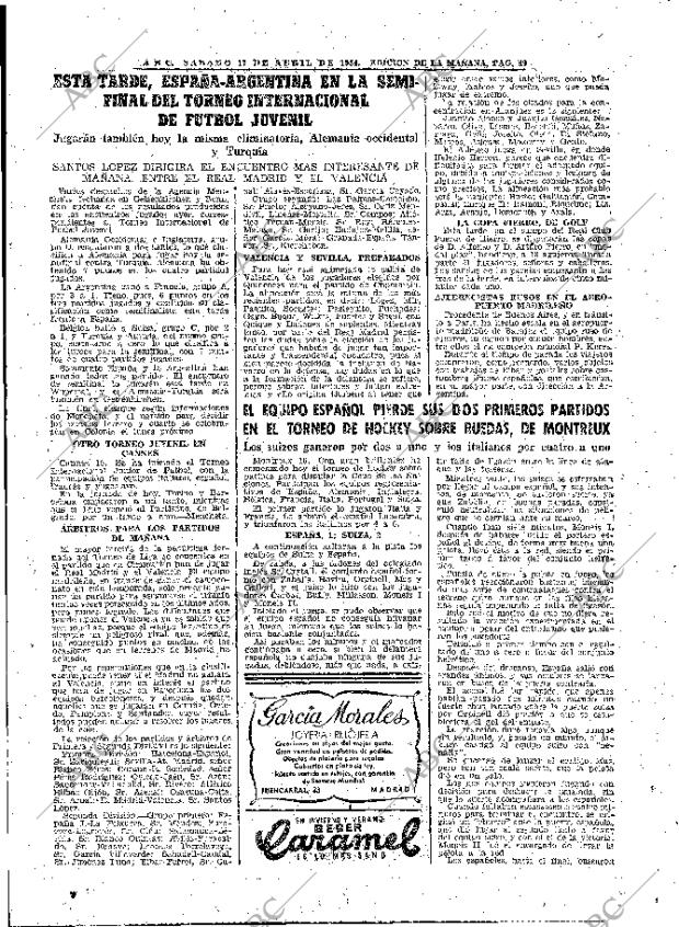 ABC MADRID 17-04-1954 página 49