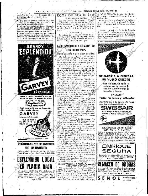 ABC MADRID 18-04-1954 página 34