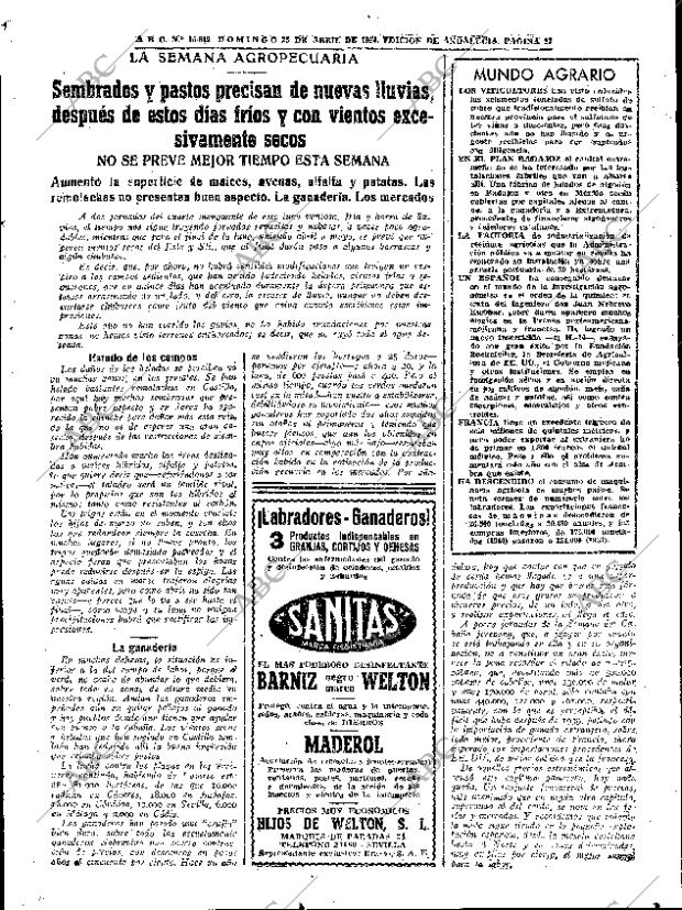 ABC SEVILLA 25-04-1954 página 27