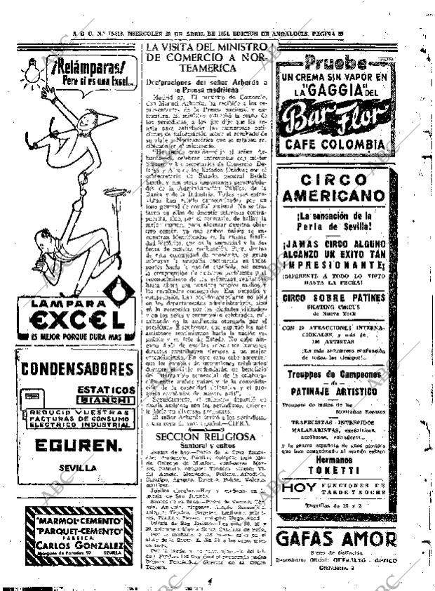 ABC SEVILLA 28-04-1954 página 20