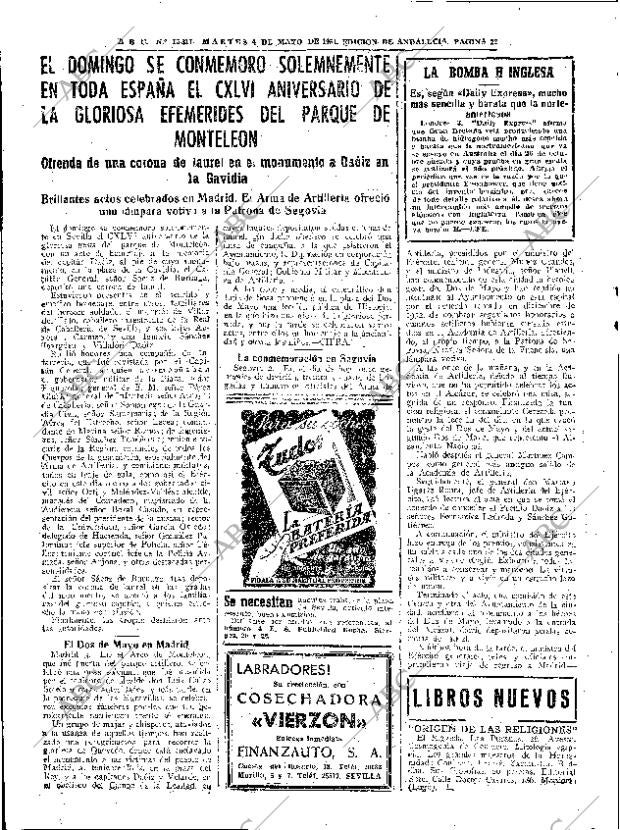 ABC SEVILLA 04-05-1954 página 22