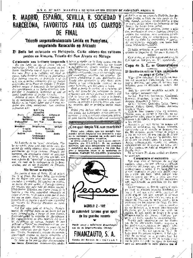 ABC SEVILLA 04-05-1954 página 31
