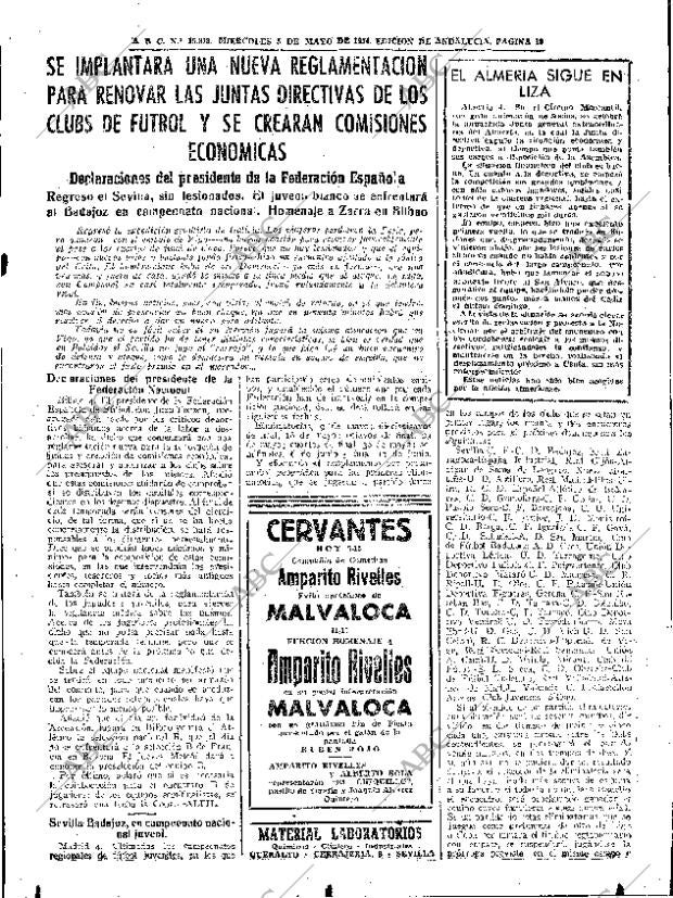 ABC SEVILLA 05-05-1954 página 19