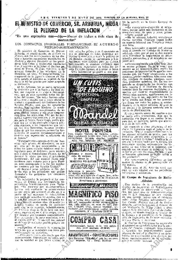 ABC MADRID 07-05-1954 página 25