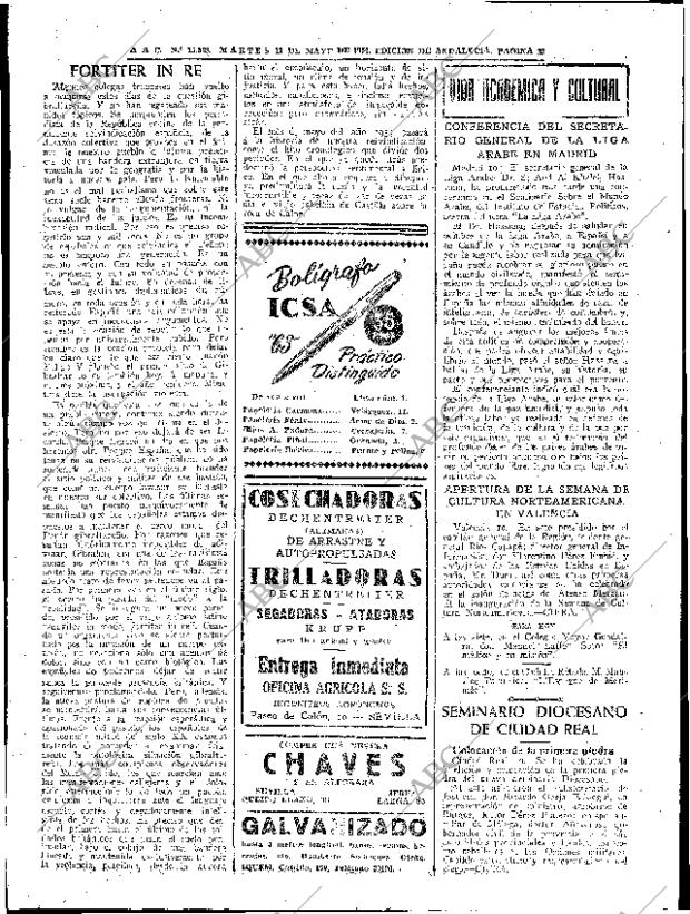 ABC SEVILLA 11-05-1954 página 22