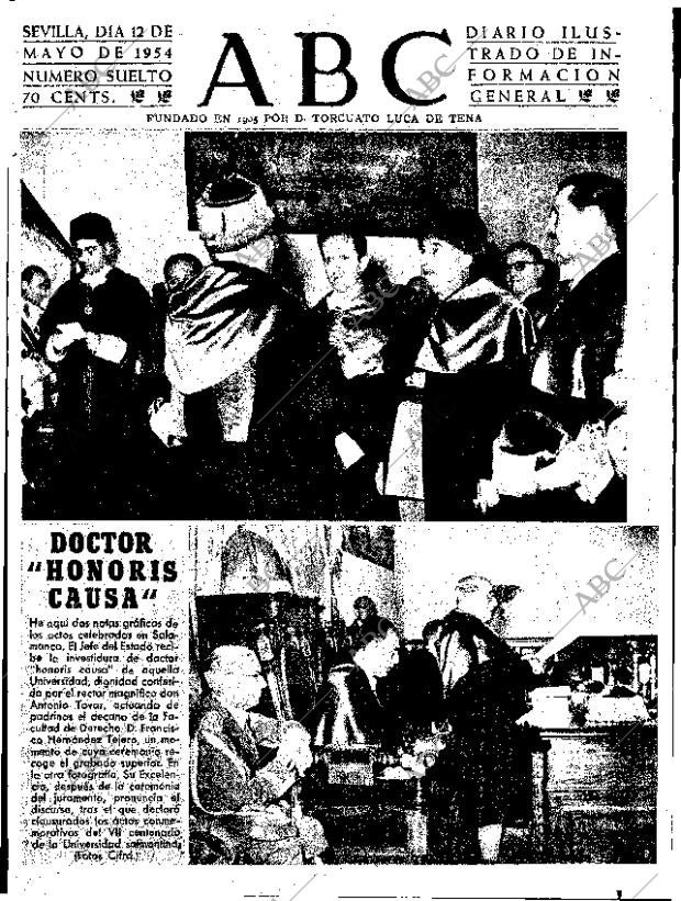 ABC SEVILLA 12-05-1954 página 1